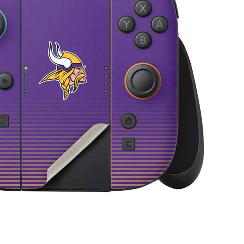 NFL Minnesota Vikings Breakaway Nintendo Switch 2 (2025) Joy-Con Controller Skin