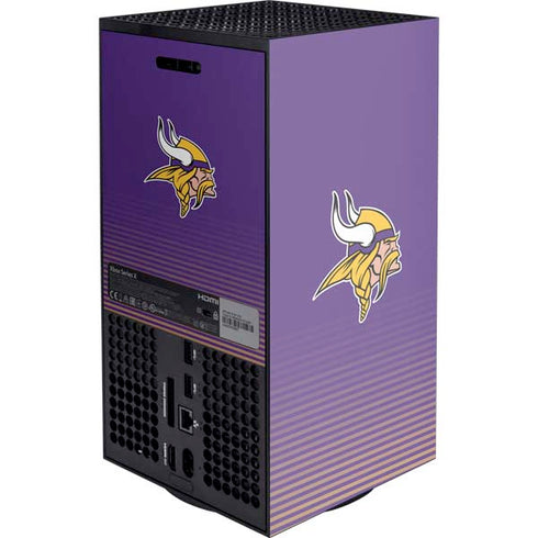 NFL Minnesota Vikings Breakaway XBox Series X Digital Edition Console Skin