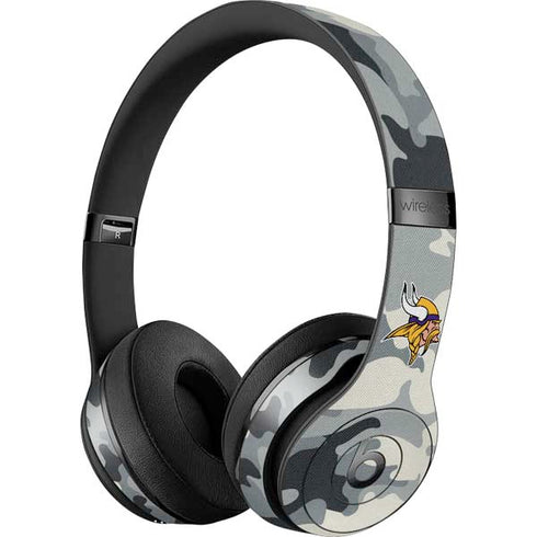 NFL Minnesota Vikings Camo Beats Solo 3 Wireless Skin