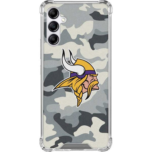 NFL Minnesota Vikings Camo Gabb Phone 4 Clear Case