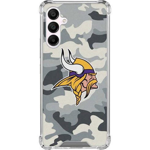 NFL Minnesota Vikings Camo Galaxy A16 5G Clear Case