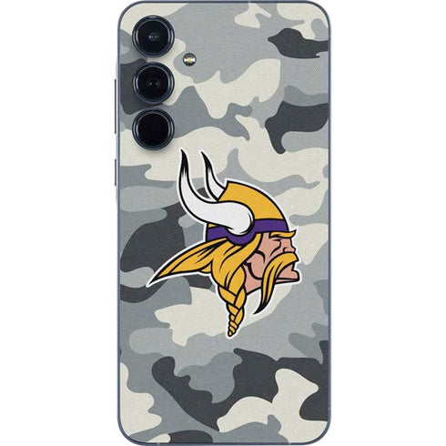 NFL Minnesota Vikings Camo Galaxy A35 5G Skin