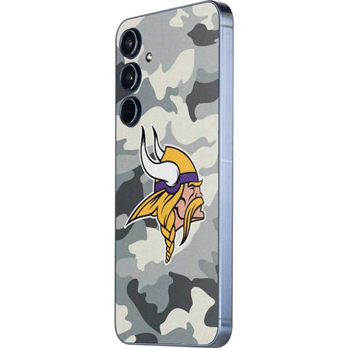 NFL Minnesota Vikings Camo Galaxy A35 5G Skin