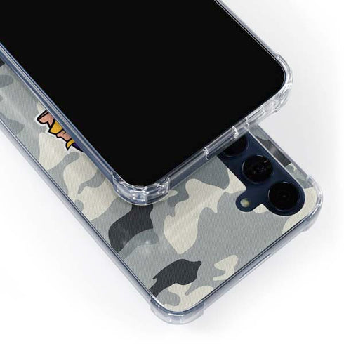 NFL Minnesota Vikings Camo Galaxy A55 5G Clear Case