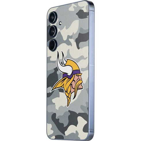 NFL Minnesota Vikings Camo Galaxy A55 5G Skin