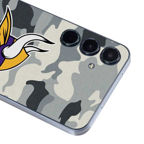 NFL Minnesota Vikings Camo Galaxy A55 5G Skin