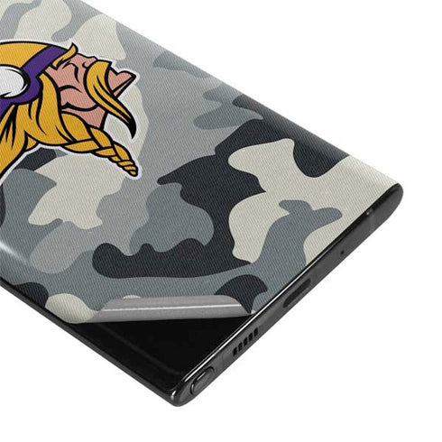 NFL Minnesota Vikings Camo Galaxy Note 10 Plus Skin