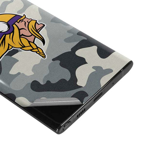 NFL Minnesota Vikings Camo Galaxy Note 10 Skin