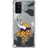 NFL Minnesota Vikings Camo Galaxy Note20 5G Clear Case