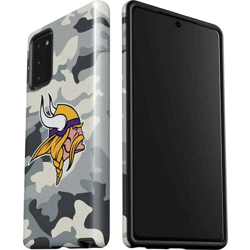 NFL Minnesota Vikings Camo Galaxy Note20 5G Pro Case
