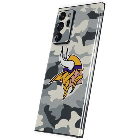 NFL Minnesota Vikings Camo Galaxy Note20 Ultra 5G Skin
