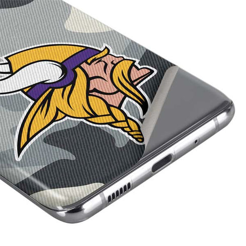 NFL Minnesota Vikings Camo Galaxy S20 Ultra 5G Skin