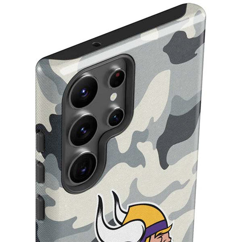 NFL Minnesota Vikings Camo Galaxy S23 Ultra Pro Case