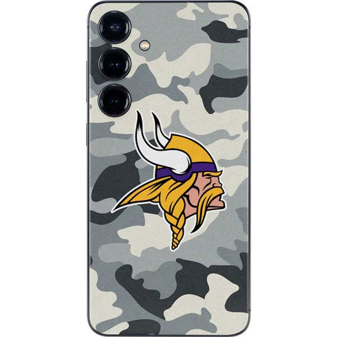 NFL Minnesota Vikings Camo Galaxy S25 Plus Skin
