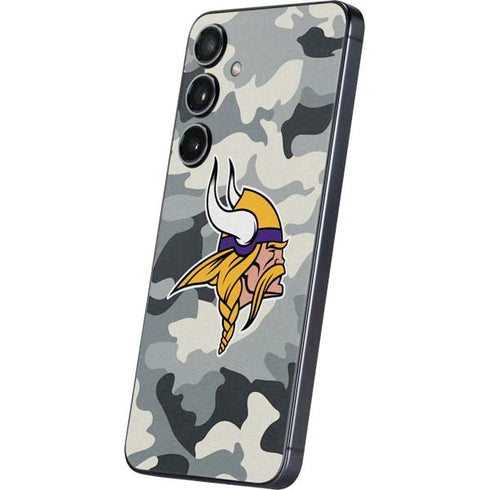 NFL Minnesota Vikings Camo Galaxy S24 Plus Skin
