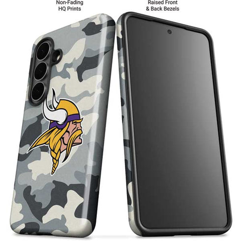NFL Minnesota Vikings Camo Galaxy S26 Plus Impact Case