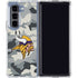 NFL Minnesota Vikings Camo Galaxy Z Fold5 5G Clear Case