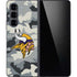 NFL Minnesota Vikings Camo Galaxy Z Fold5 5G Skin