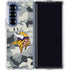 NFL Minnesota Vikings Camo Galaxy Z Fold6 Clear Case