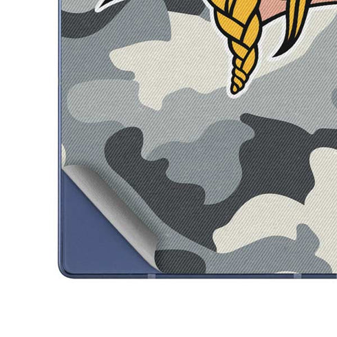 NFL Minnesota Vikings Camo Galaxy Z Fold6 Skin