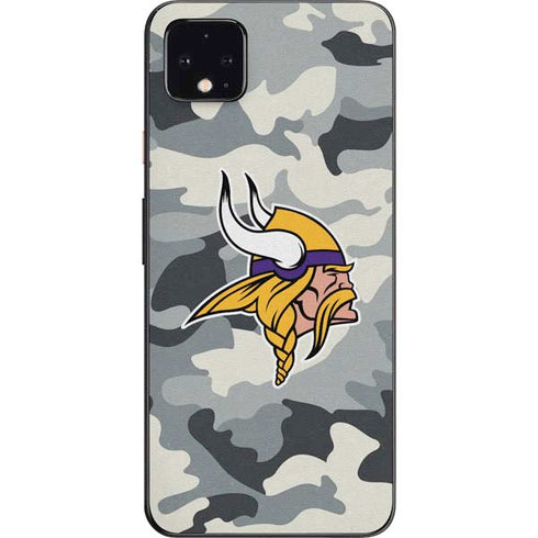 NFL Minnesota Vikings Camo Google Pixel 4 XL Skin