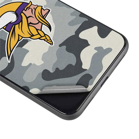 NFL Minnesota Vikings Camo Google Pixel 4 XL Skin