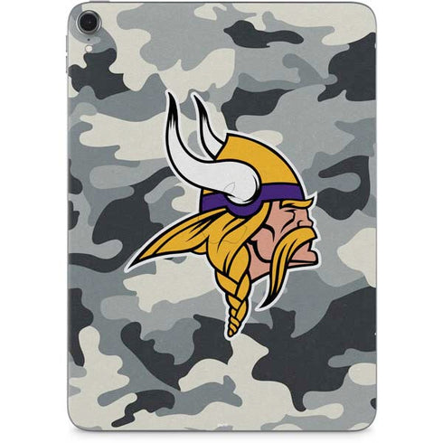 NFL Minnesota Vikings Camo Apple iPad Pro Skin