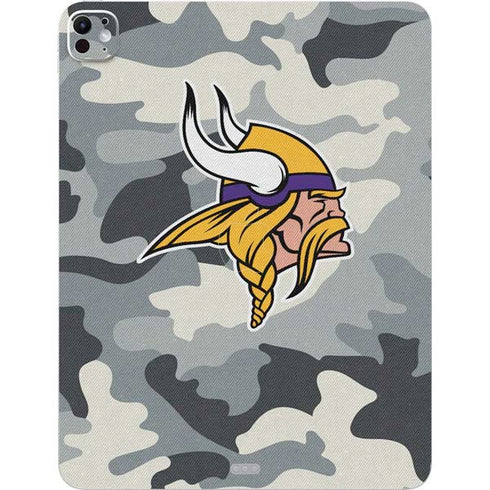 NFL Minnesota Vikings Camo iPad Pro 13in M4 (2024) Skin
