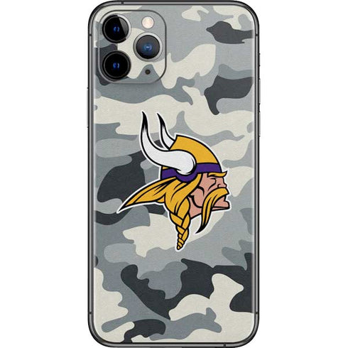 NFL Minnesota Vikings Camo iPhone 11 Pro Skin