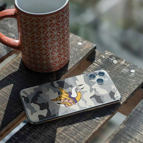 NFL Minnesota Vikings Camo iPhone 11 Pro Skin