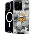 NFL Minnesota Vikings Camo iPhone 16 Pro MagSafe Case