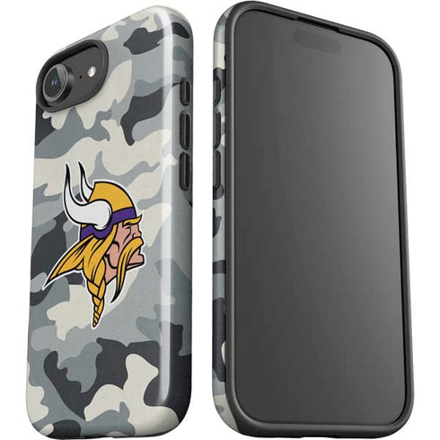 NFL Minnesota Vikings Camo iPhone 16e Impact Case