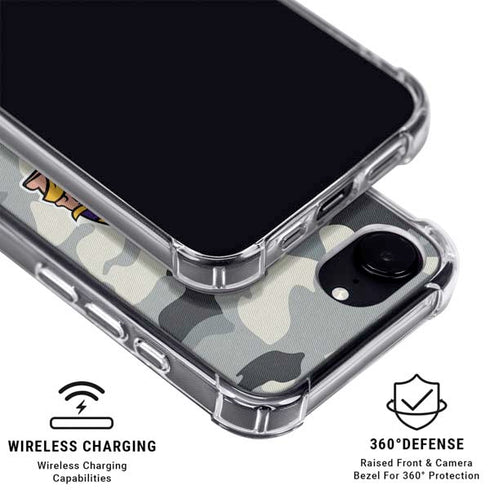 NFL Minnesota Vikings Camo iPhone 16e MagSafe Case