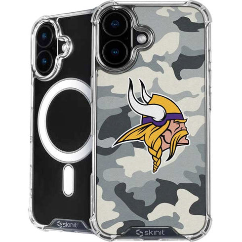 NFL Minnesota Vikings Camo iPhone 17 MagSafe Case
