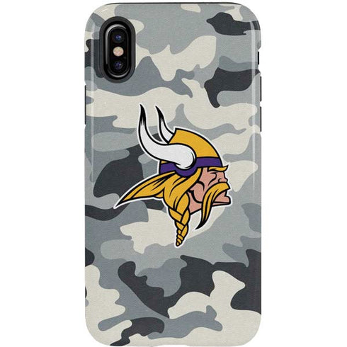 NFL Minnesota Vikings Camo iPhone X Pro Case