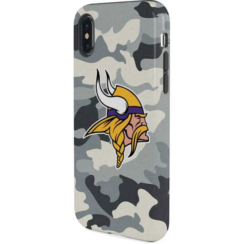 NFL Minnesota Vikings Camo iPhone X Pro Case
