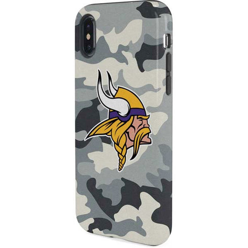 NFL Minnesota Vikings Camo iPhone XS Pro Case