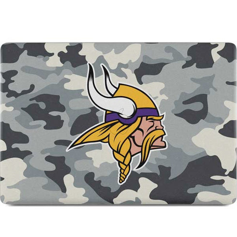 NFL Minnesota Vikings Camo MacBook Skins
