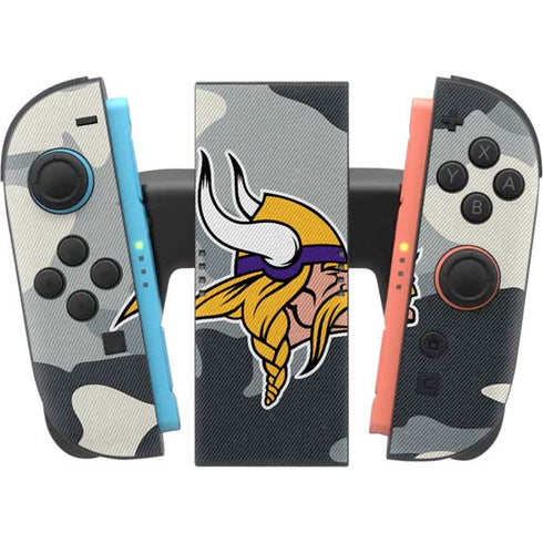 NFL Minnesota Vikings Camo Nintendo Switch 2 (2025) Joy-Con Controller Skin
