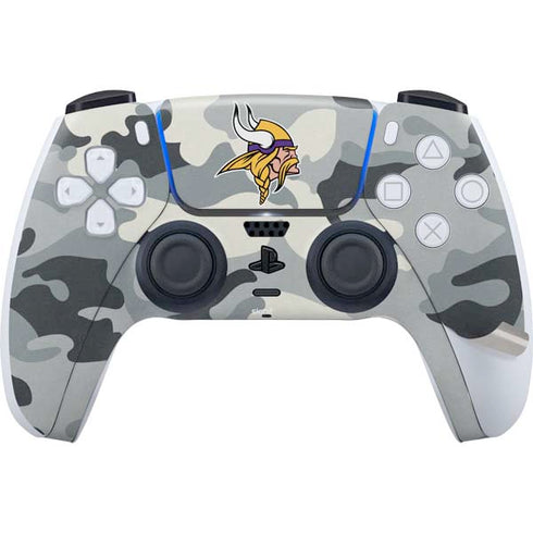 NFL Minnesota Vikings Camo PS5 Pro Bundle Skin