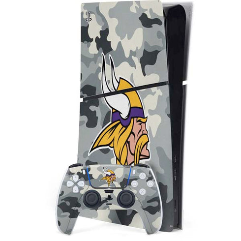 NFL Minnesota Vikings Camo PlayStation PS5 Skins