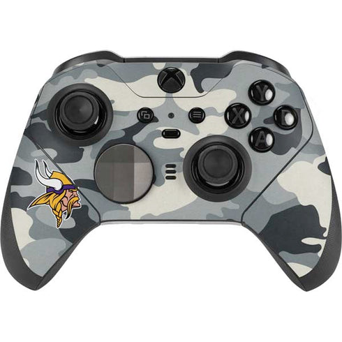 NFL Minnesota Vikings Camo Xbox Elite Wireless Controller Series 2 Skin