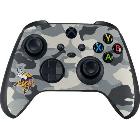 NFL Minnesota Vikings Camo Xbox Series X Bundle Skin