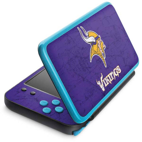 NFL Minnesota Vikings Distressed Nintendo Skins