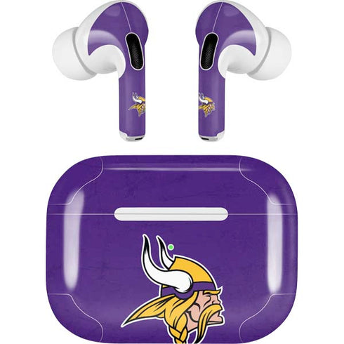 NFL Minnesota Vikings Distressed AirPods Pro 2nd Gen Skin