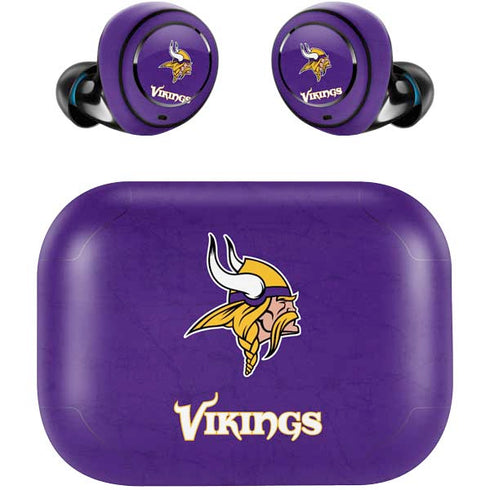 NFL Minnesota Vikings Distressed Amazon Echo Buds Skin