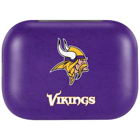 NFL Minnesota Vikings Distressed Amazon Echo Buds Skin