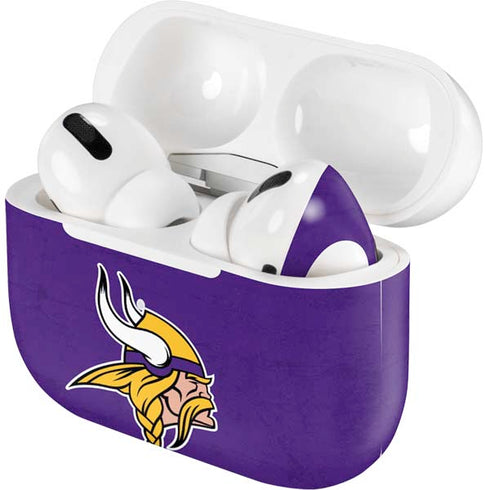 NFL Minnesota Vikings Distressed Apple AirPods Pro Skin