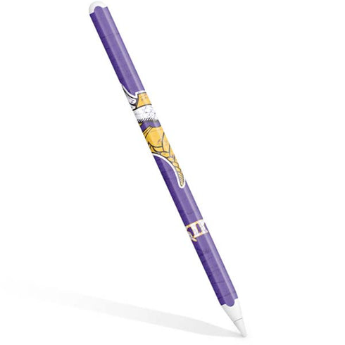 NFL Minnesota Vikings Distressed Apple Pencil (2nd Gen 2019) Skin