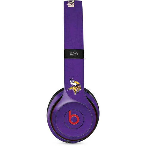 NFL Minnesota Vikings Distressed Beats Solo 3 Wireless Skin